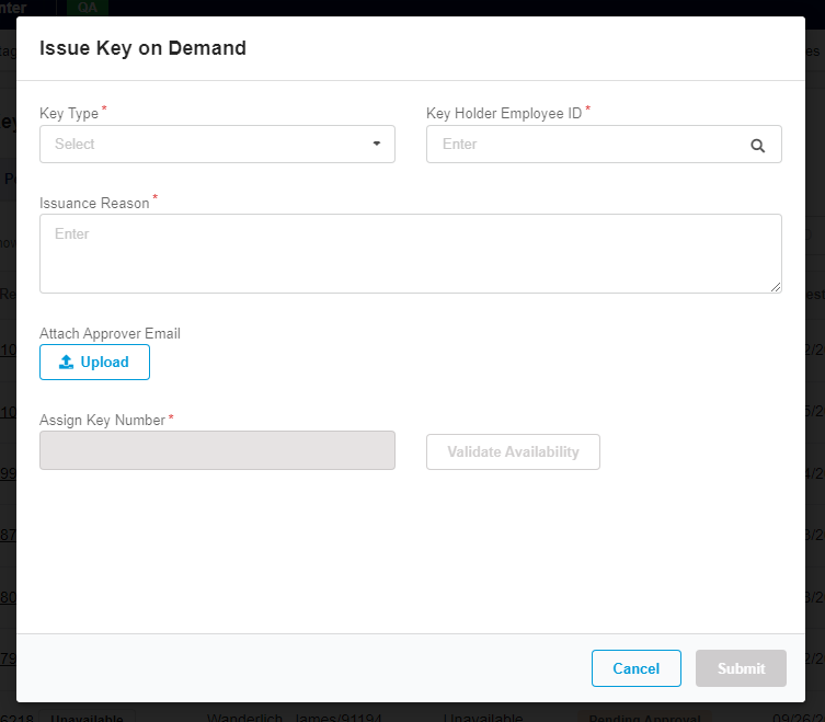 Issue on Demand