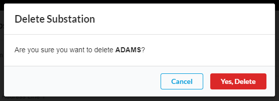 Delete Substation