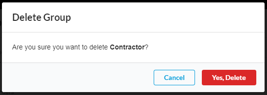 Delete Group
